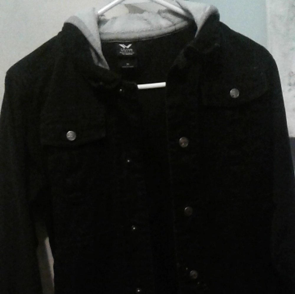 Shaun White denim jacket with hoodie